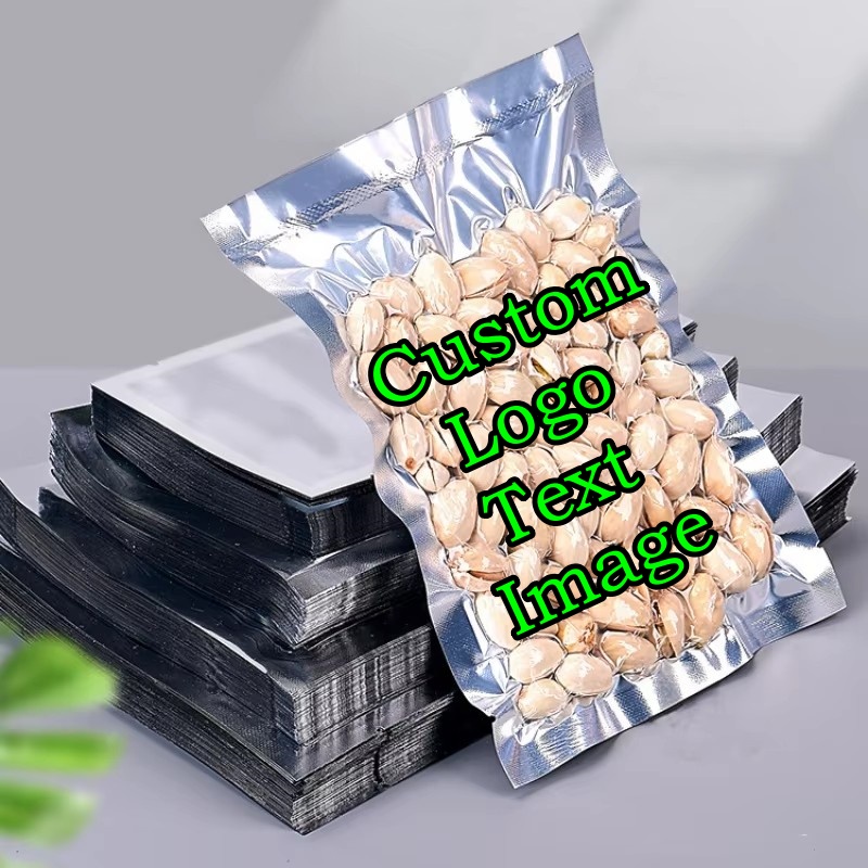 Coffee Equipment Bag - 100PCS Glossy Silver Open Top Heat