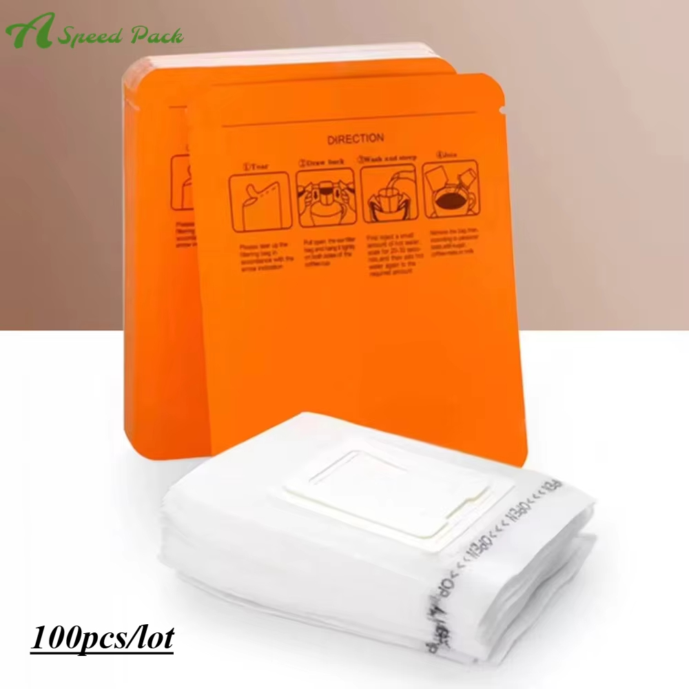 Coffee Equipment Bag - 100pcs High Quality Aluminum Foil Kraft