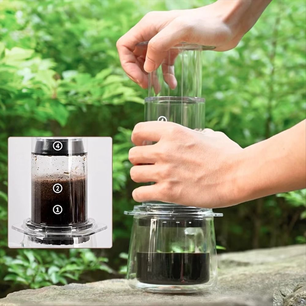 Portable Coffee Kettle French  - Coffee Equipment For Camping ulasan dan harga