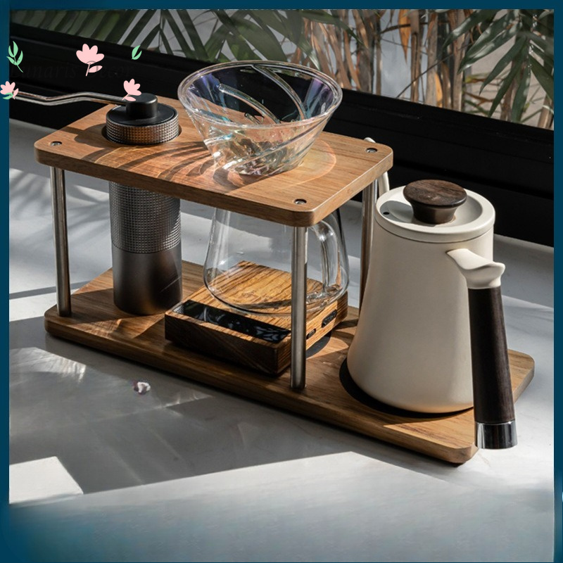 Solid wood pour-over stand, po - Coffee Equipment Pour Over ulasan dan harga