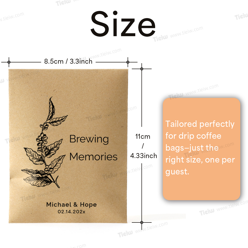 Personalized Kraft Paper Drip  - Coffee Equipment Bag ulasan dan harga