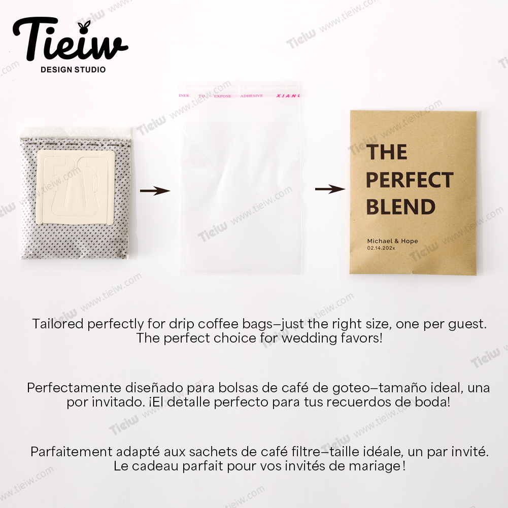 Personalized Kraft Paper Drip  - Coffee Equipment Bag ulasan dan harga