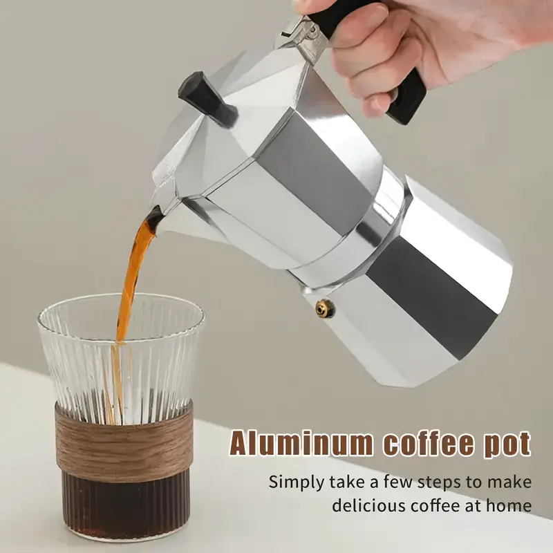 Classic Aluminum Moka Pot 50-3 - Coffee Equipment Brands ulasan dan harga