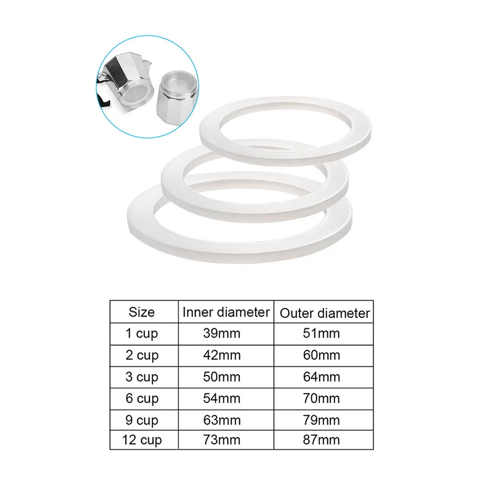 1pc Coffee Rubber Ring Bialett - Hero Coffee Equipment ulasan dan harga