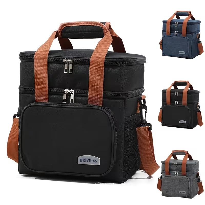 1pc Insulated Lunch Bag, Large - Coffee Equipment Bag ulasan dan harga