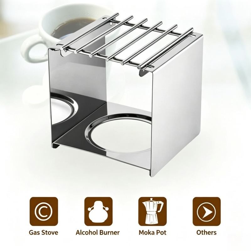 Stainless Steel Square Coffee  - Coffee Equipment For Camping ulasan dan harga
