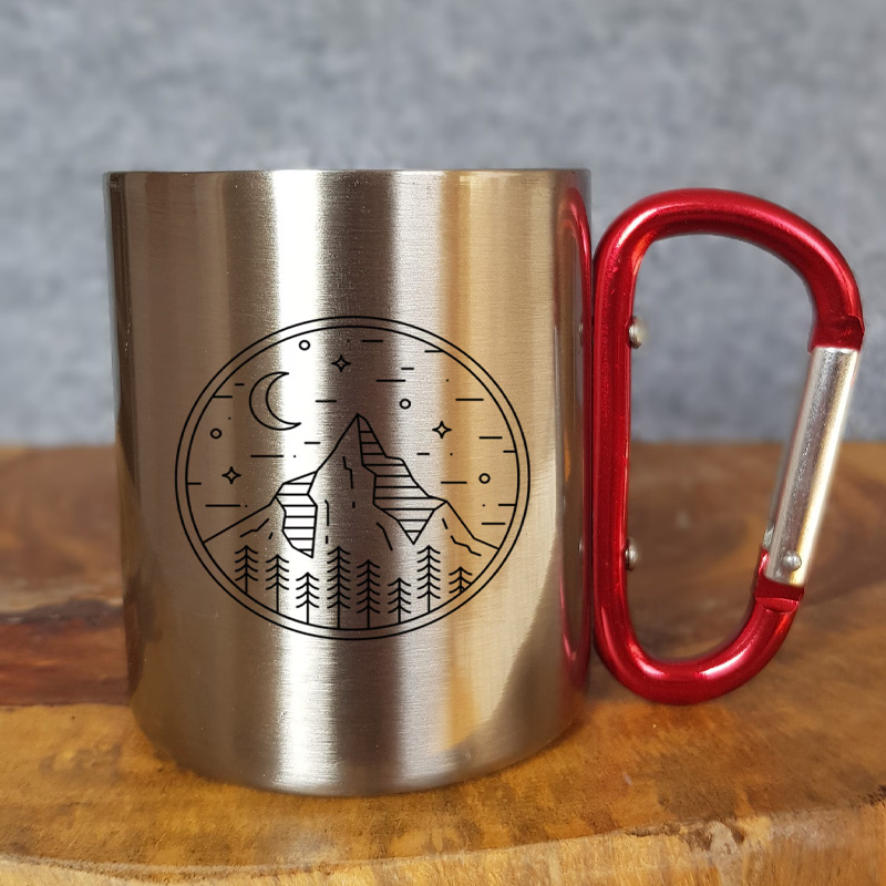 Stainless Steel Camping Mug wi - Coffee Equipment For Camping ulasan dan harga