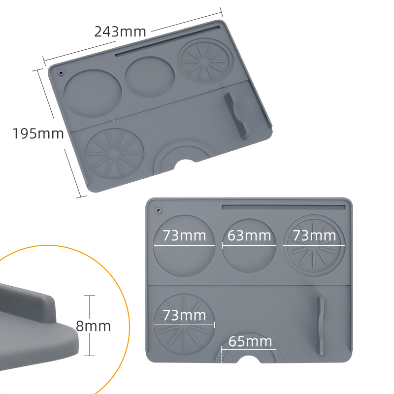 Coffee Tamper Mat Espresso Por - Coffee Equipment Brands ulasan dan harga
