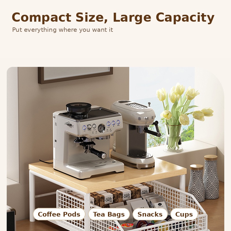 Coffee Machine Storage Rack Pu - Coffee Equipment Bag ulasan dan harga